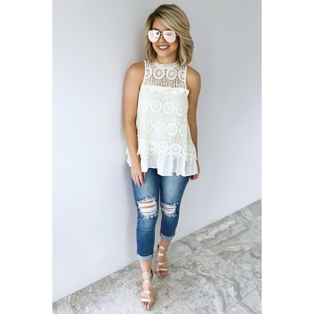White Lace top